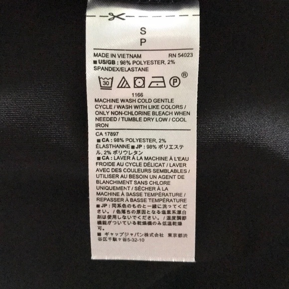 Banana Republic black collared dress size S - Picture 5 of 5